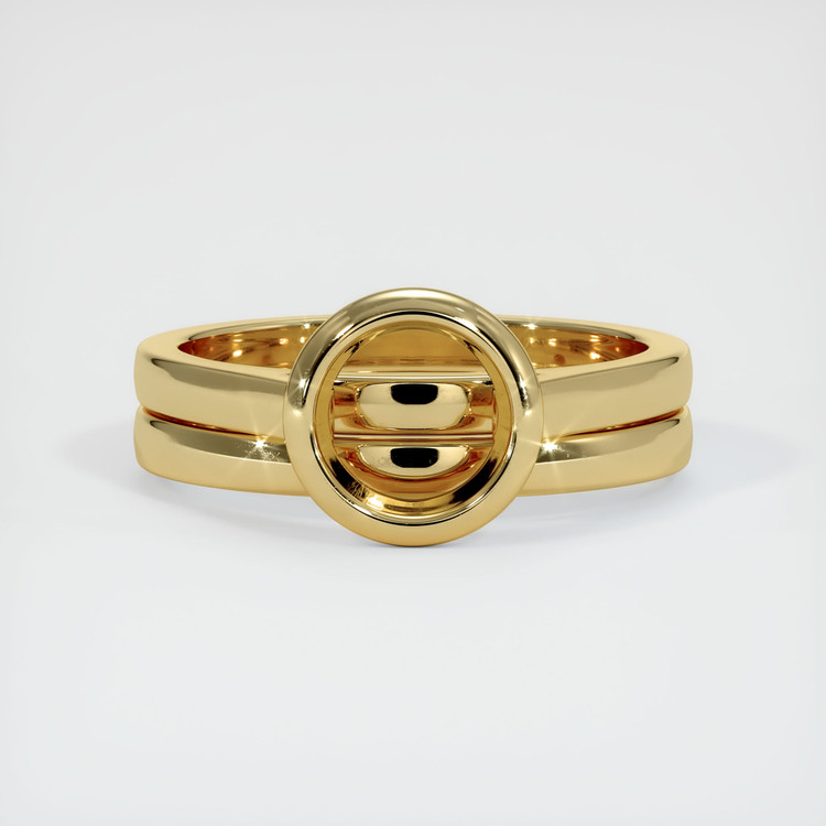 14K Yellow Gold Wedding Set Ring Setting