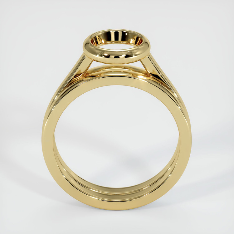 14K Yellow Gold Wedding Set Ring Setting