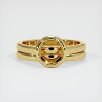 18K Yellow Gold Wedding Set Ring Setting Image