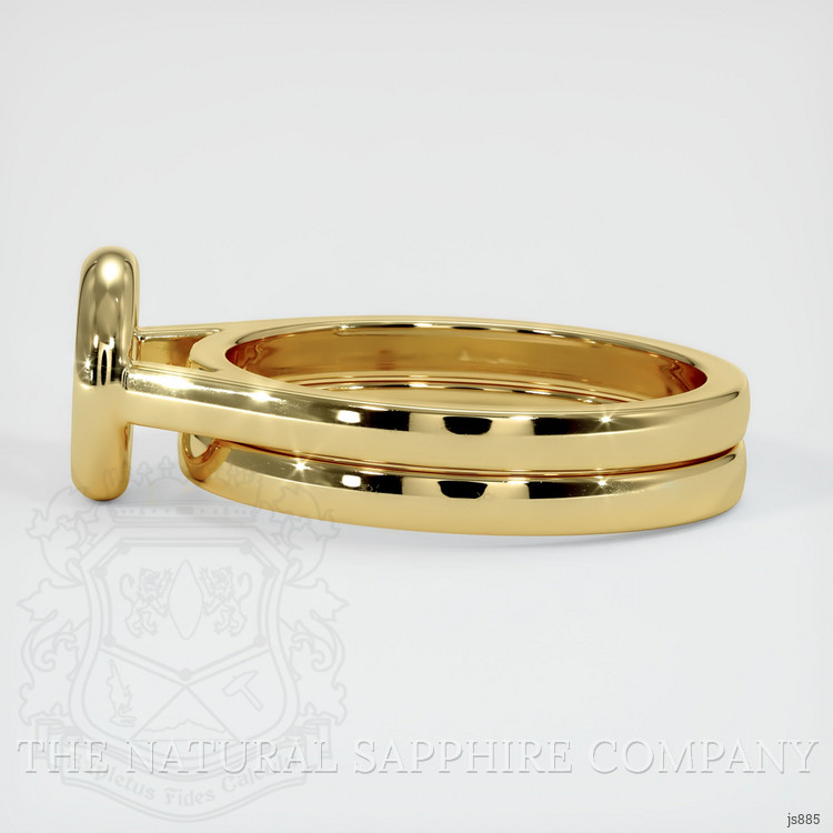 18K Yellow Gold Wedding Set Ring Setting