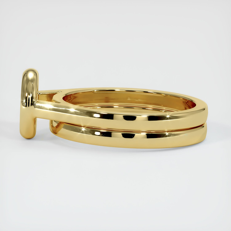 18K Yellow Gold Wedding Set Ring Setting