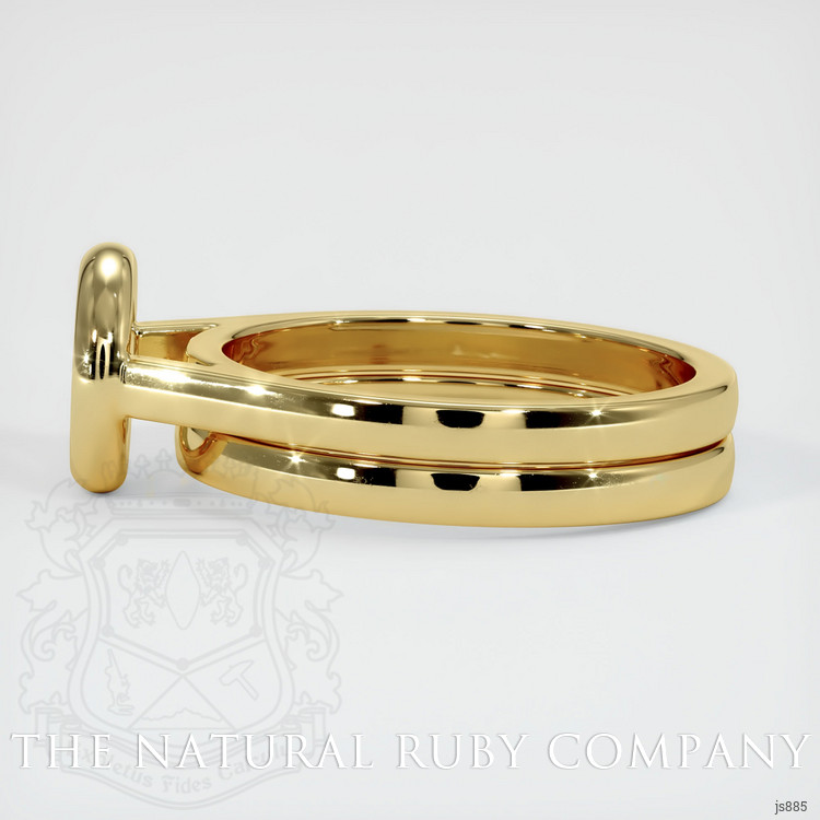 18K Yellow Gold Wedding Set Ring Setting