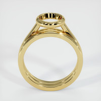 18K Yellow Gold Wedding Set Ring Setting Image
