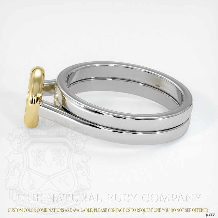 18K Yellow & White Wedding Set Ring Setting