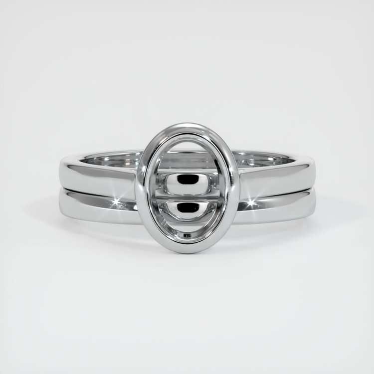 Platinum 950 Wedding Set Ring Setting