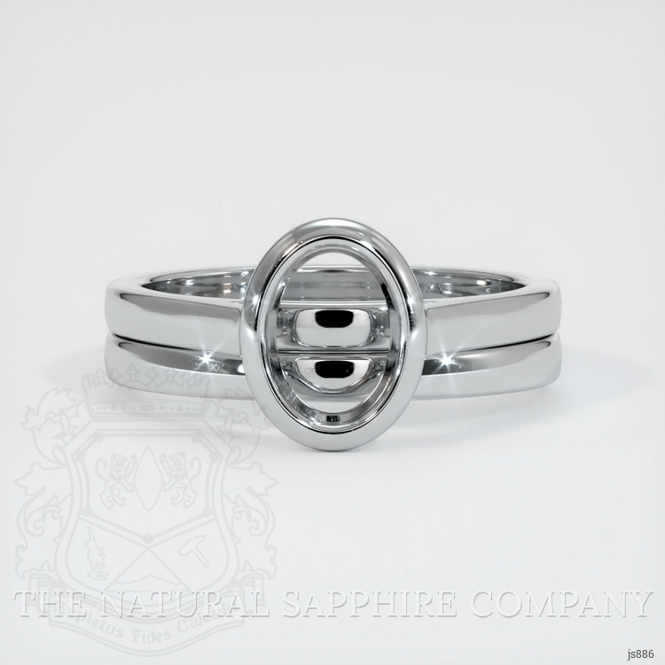 Silver Wedding Set Ring Setting