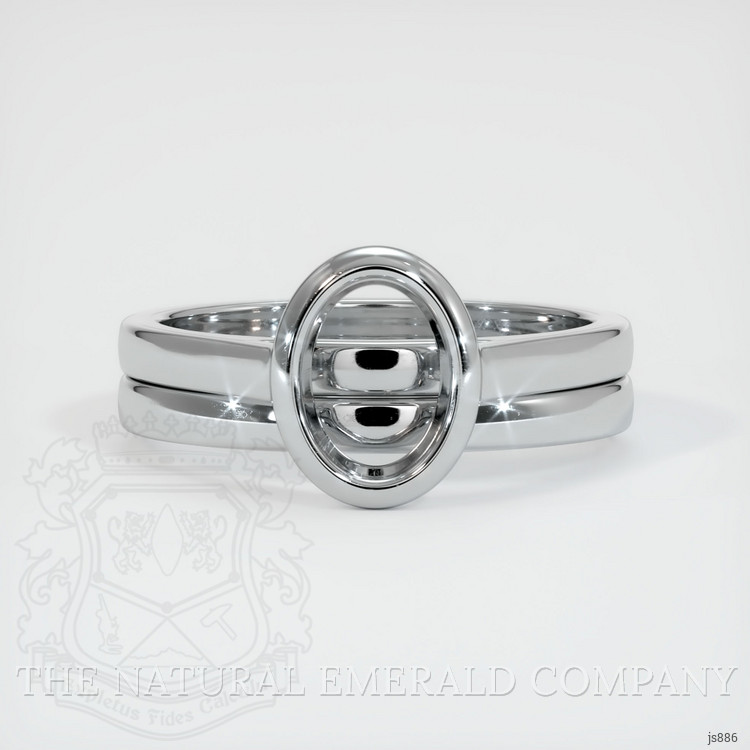 Silver Wedding Set Ring Setting