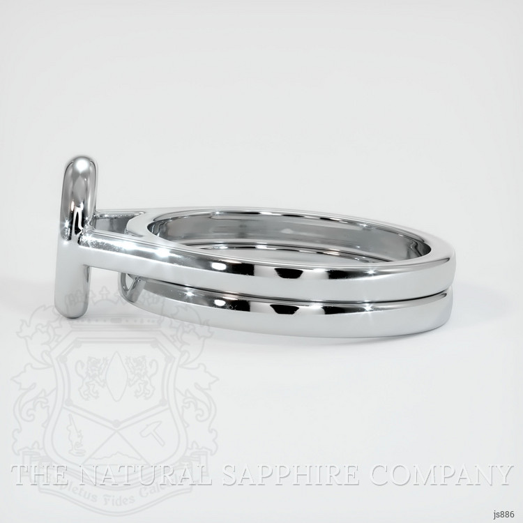 Silver Wedding Set Ring Setting