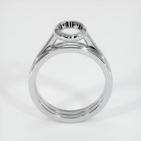 14K White Gold Wedding Set Ring Setting Image