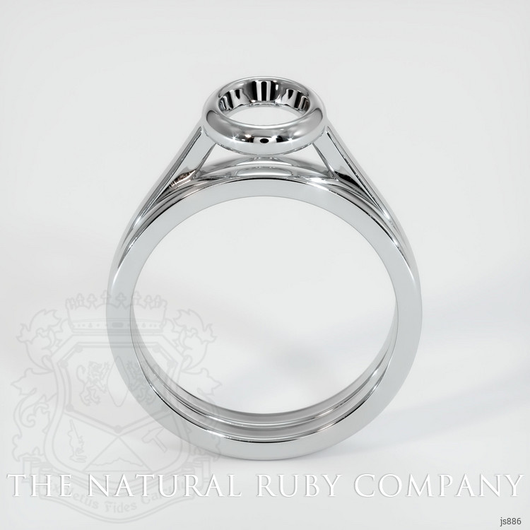 18K White Gold Wedding Set Ring Setting