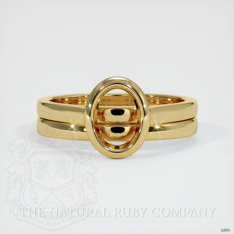 10K Yellow Gold Wedding Set Ring Setting