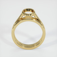 10K Yellow Gold Wedding Set Ring Setting Image