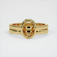 14K Yellow Gold Wedding Set Ring Setting Image