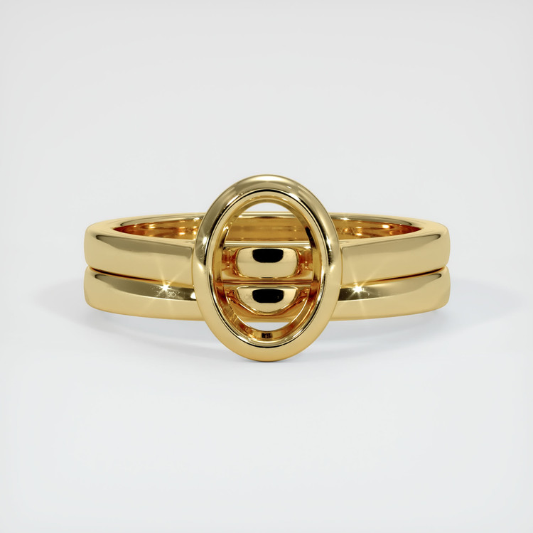 14K Yellow Gold Wedding Set Ring Setting