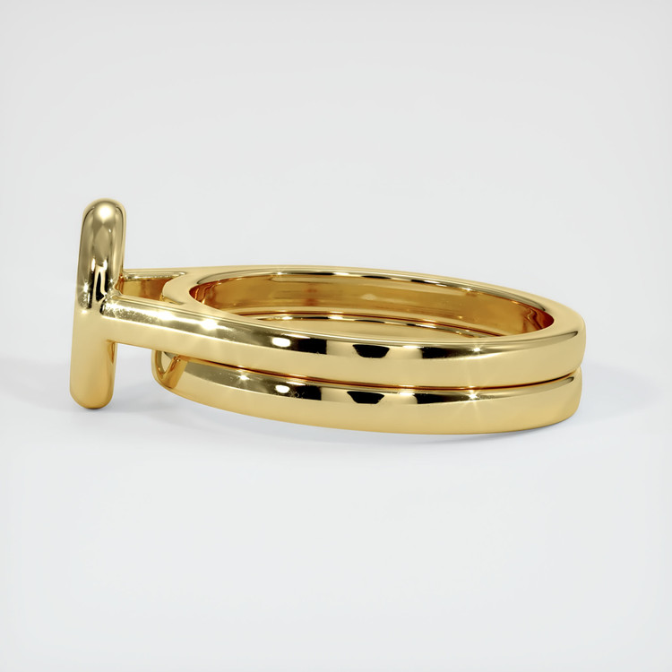 18K Yellow Gold Wedding Set Ring Setting