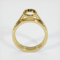 18K Yellow Gold Wedding Set Ring Setting Image