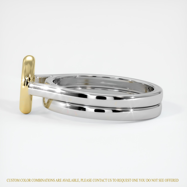 14K Yellow & White Wedding Set Ring Setting