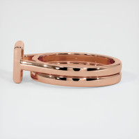 14K Rose Gold Wedding Set Ring Setting Image