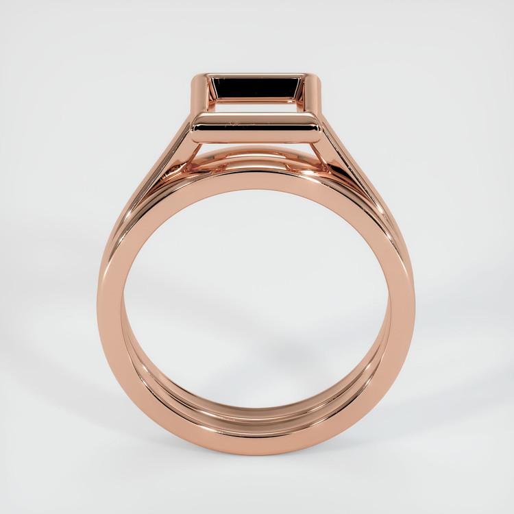 14K Rose Gold Wedding Set Ring Setting