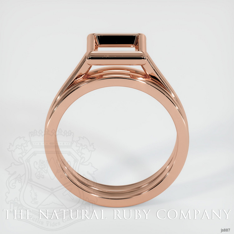 14K Rose Gold Wedding Set Ring Setting