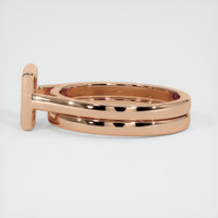 18K Rose Gold Wedding Set Ring Setting Image