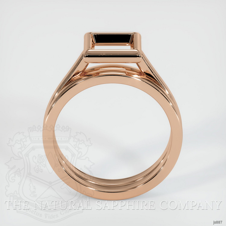 18K Rose Gold Wedding Set Ring Setting