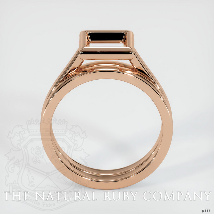 18K Rose Gold Wedding Set Ring Setting