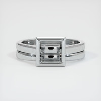 Silver Wedding Set Ring Setting Image
