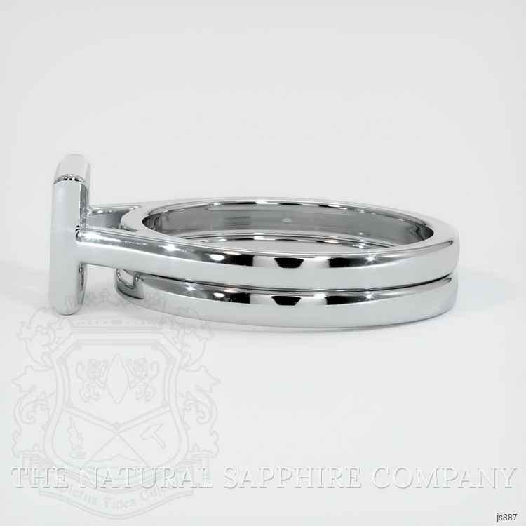 Silver Wedding Set Ring Setting