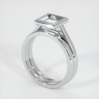10K White Gold Wedding Set Ring Setting Video
