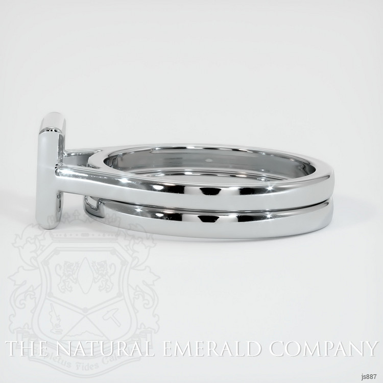 18K White Gold Wedding Set Ring Setting