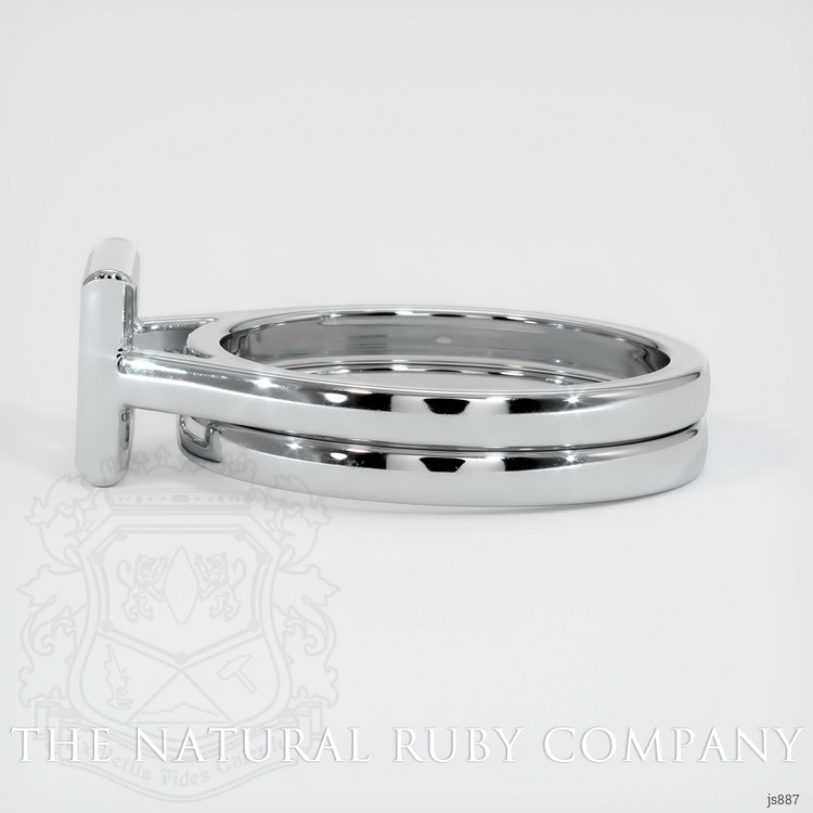 18K White Gold Wedding Set Ring Setting