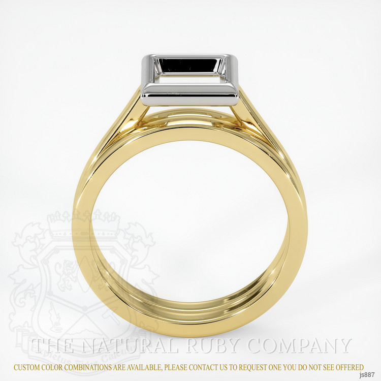 14K White & Yellow Wedding Set Ring Setting
