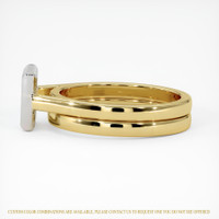 18K White & Yellow Wedding Set Ring Setting Image