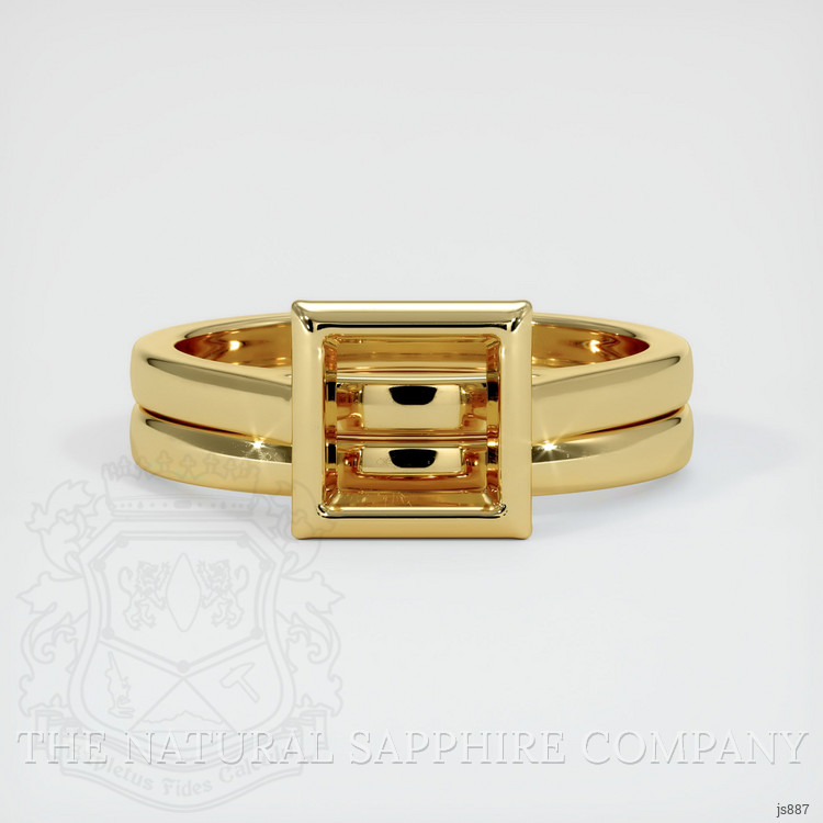 18K Yellow Gold Wedding Set Ring Setting