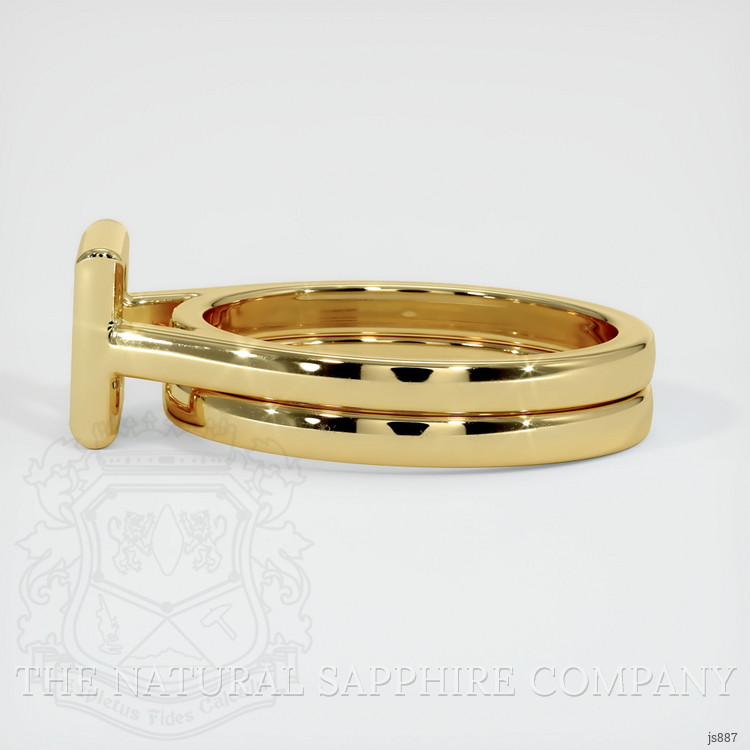 18K Yellow Gold Wedding Set Ring Setting