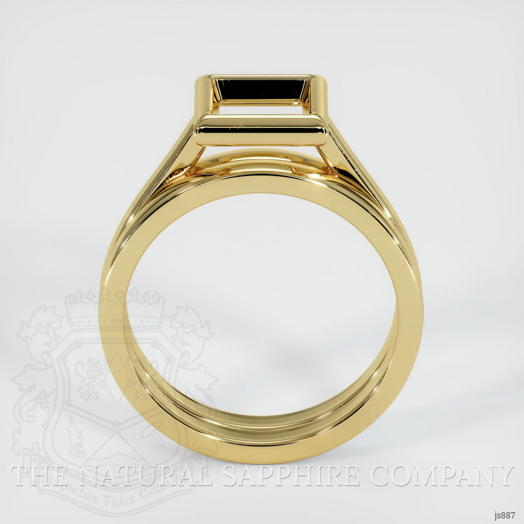 18K Yellow Gold Wedding Set Ring Setting