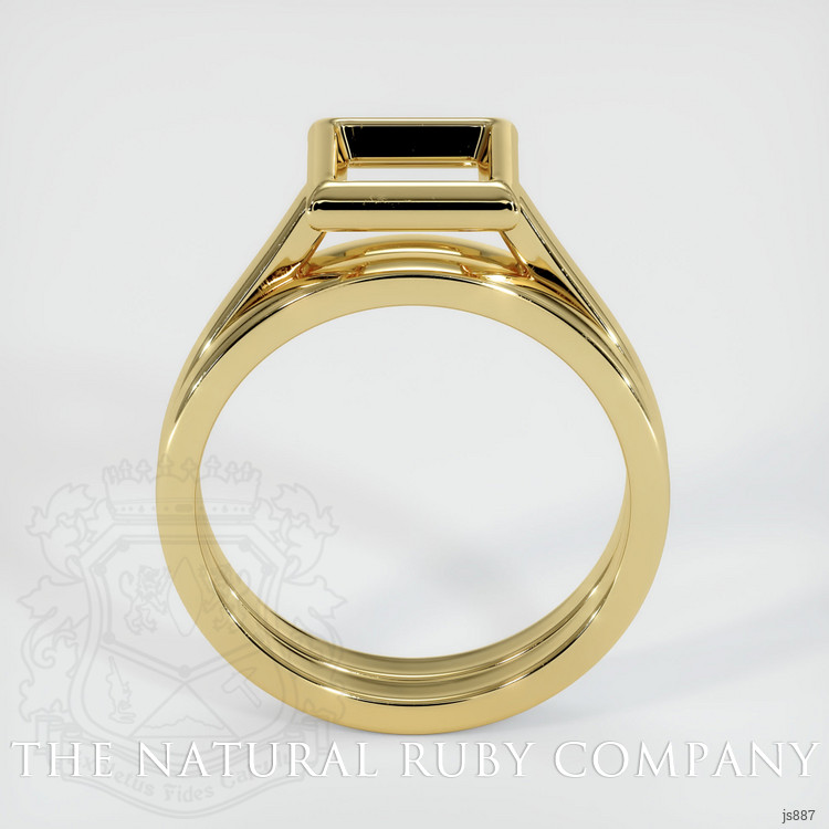 18K Yellow Gold Wedding Set Ring Setting