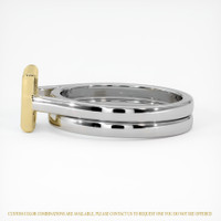 18K Yellow & White Wedding Set Ring Setting Image