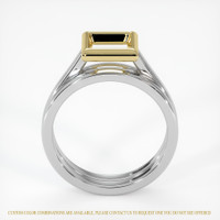 18K Yellow & White Wedding Set Ring Setting Image