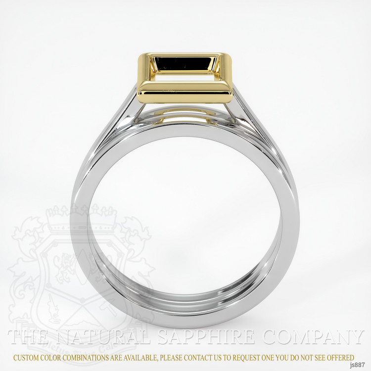 18K Yellow & White Wedding Set Ring Setting