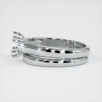 14K White Gold Wedding Set Ring Setting Image