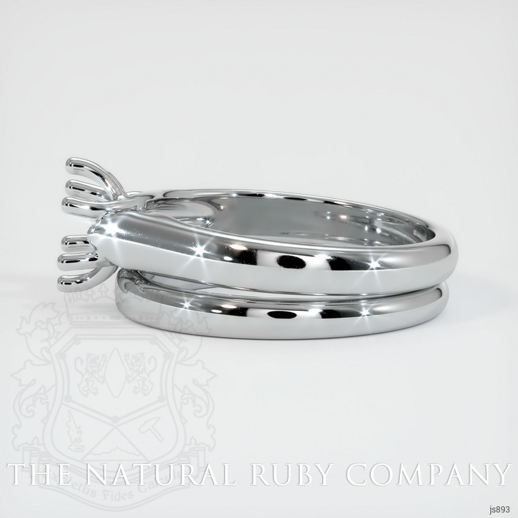 14K White Gold Wedding Set Ring Setting