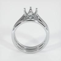 18K White Gold Wedding Set Ring Setting Image