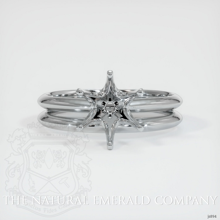 Platinum 950 Wedding Set Ring Setting