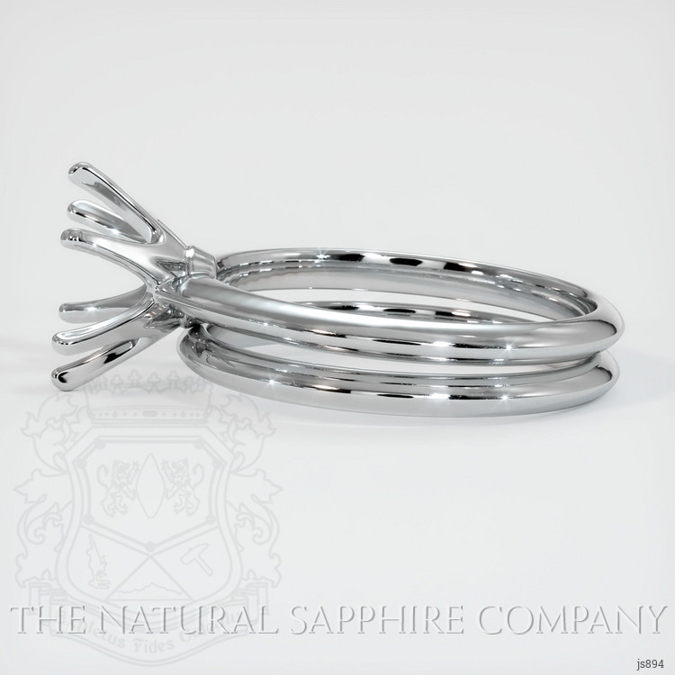 Platinum 950 Wedding Set Ring Setting