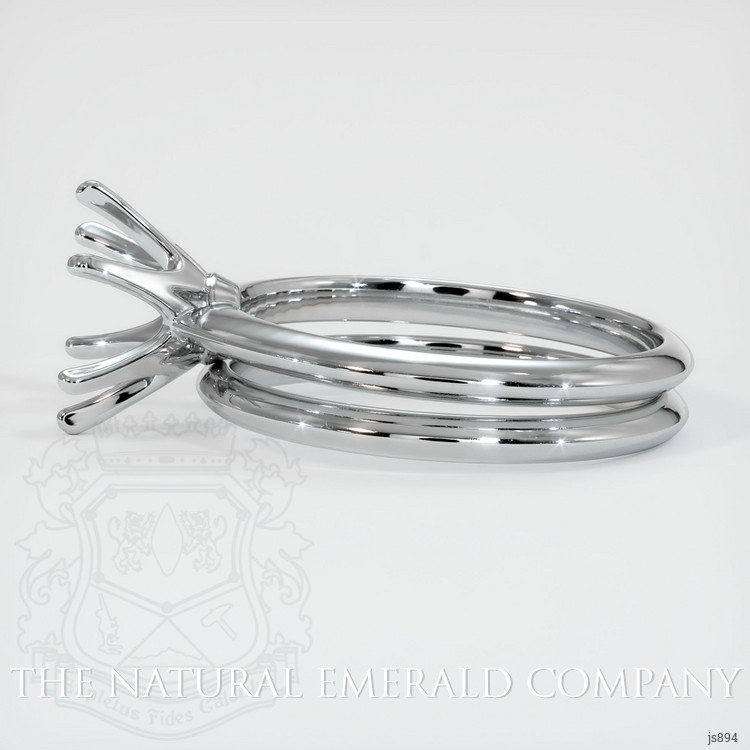 Platinum 950 Wedding Set Ring Setting