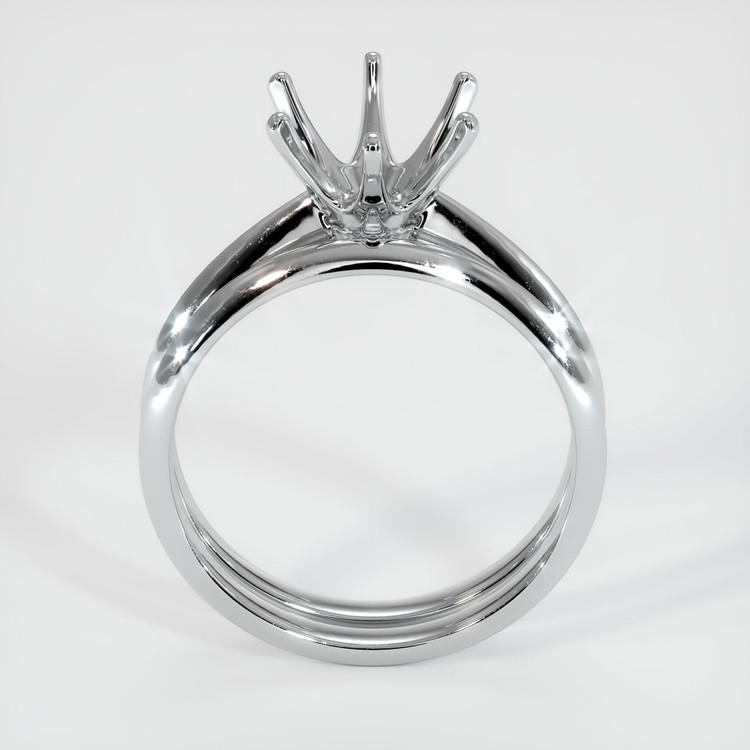 Platinum 950 Wedding Set Ring Setting