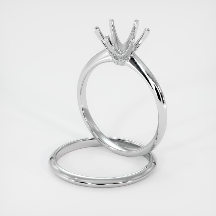 Platinum 950 Wedding Set Ring Setting