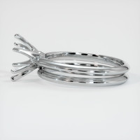 Silver Wedding Set Ring Setting Image